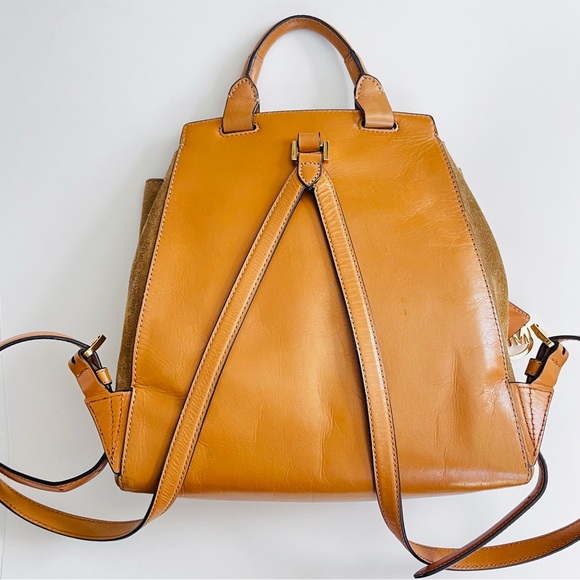 Michael Kors Tan Suede Backpack - Picture 3 of 7